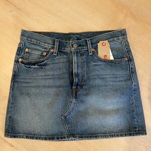 NWT Levi's Blue Jean Skirt